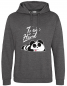 Preview: Hoodie Panda charcoal-grau