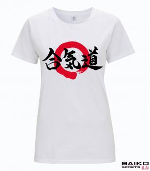 T-Shirt - Aikido Kalligraphie - Damen