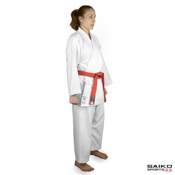 Genki Karate Anzug Damen schräg