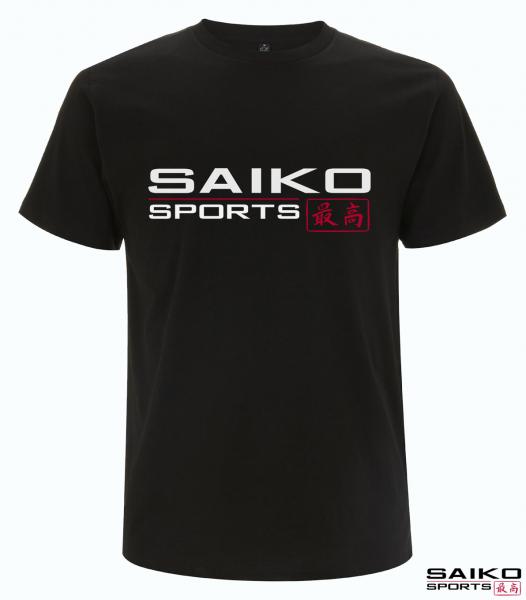 T-Shirt Saiko Basic Wear - schwarz